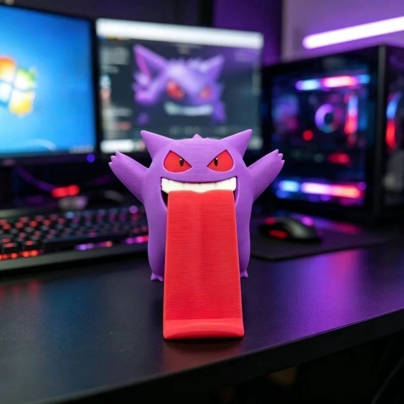 Soporte figura fantasma para mando y móvil