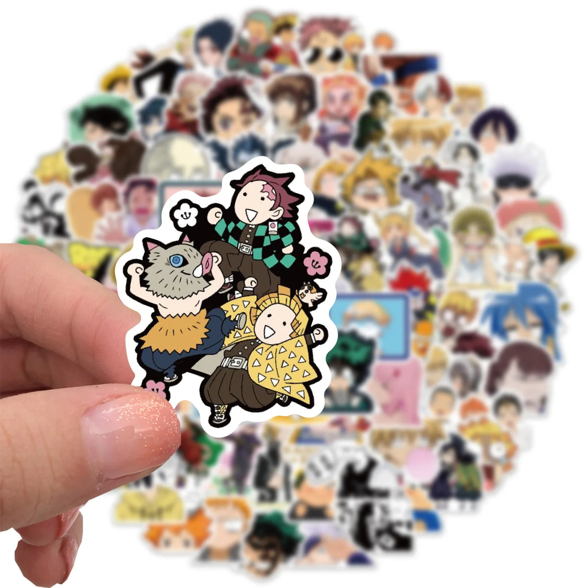 Pack 300 pegatinas anime resistentes al agua