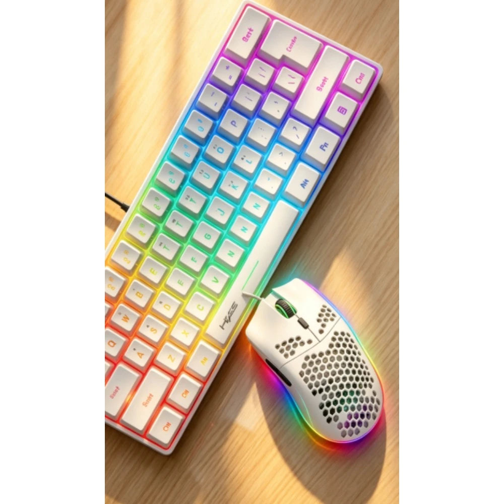 Pack teclado 60% + ratón gaming RGB