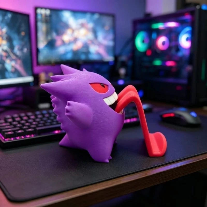 Soporte figura fantasma para mando y móvil