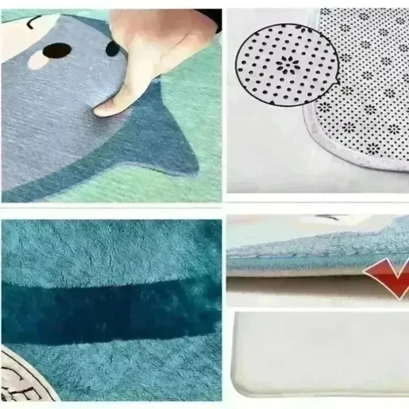 Alfombra gamer neón antideslizante