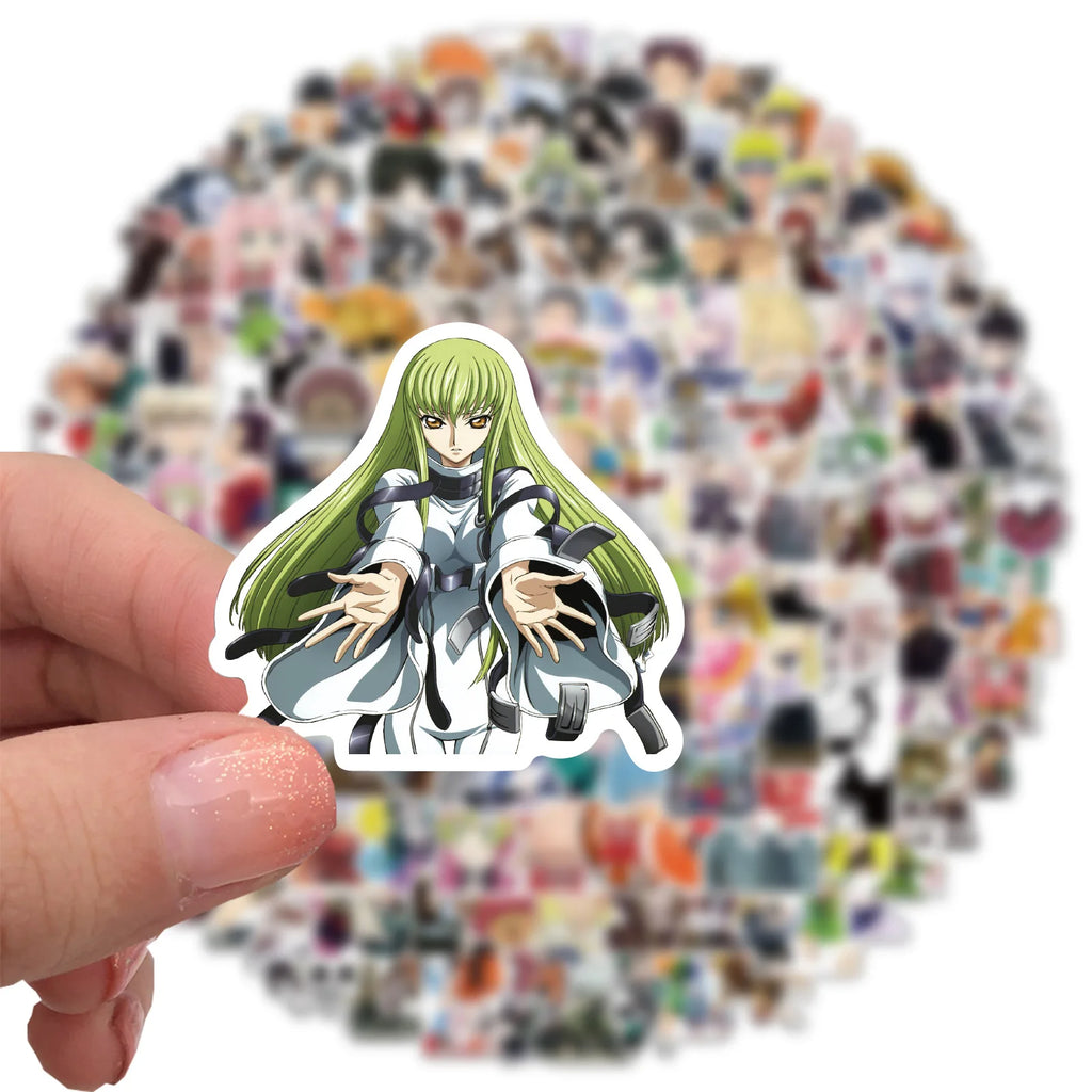 Pack 300 pegatinas anime resistentes al agua